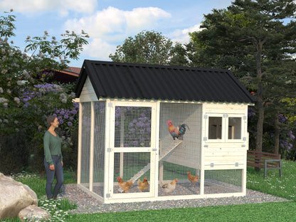 Palmako Chick 6,7 m2 - Naturbelassen