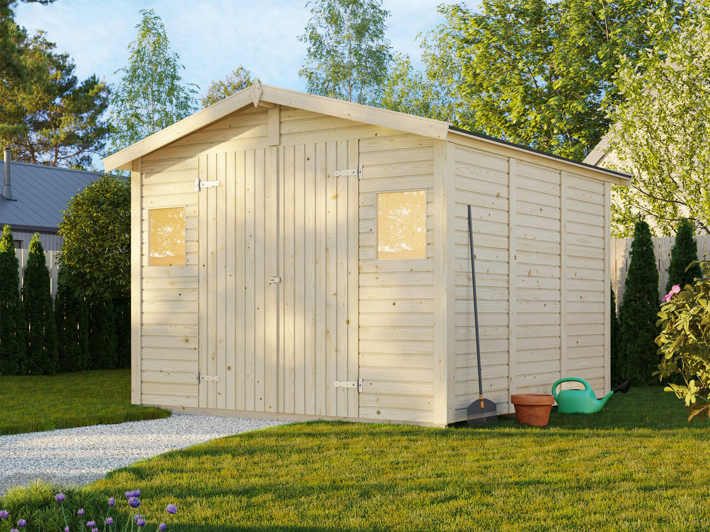 Palmako Dan 7,5 m2 - Naturbelassen