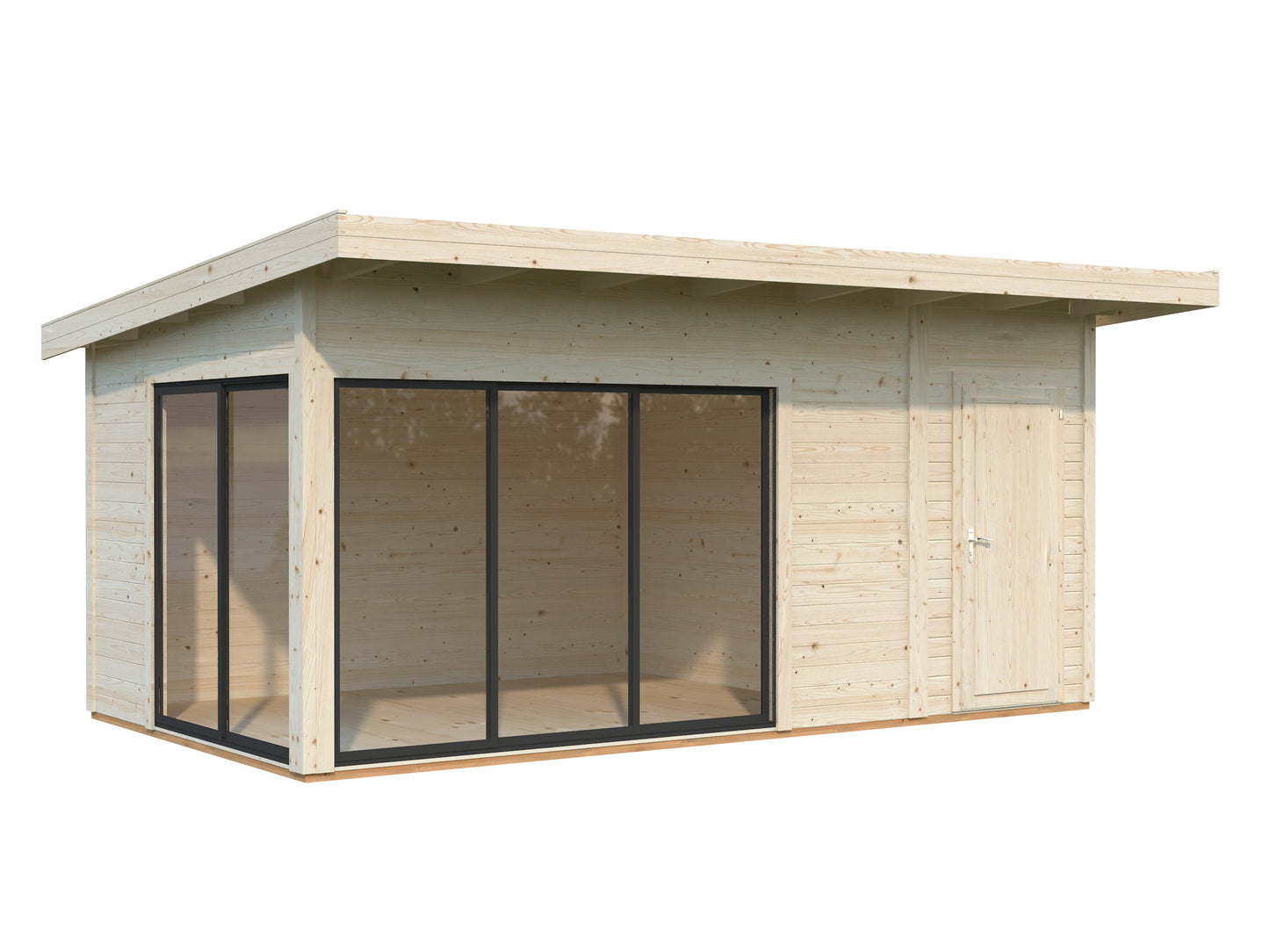 Palmako Andrea 15,2 m2 Slide - Naturbelassen