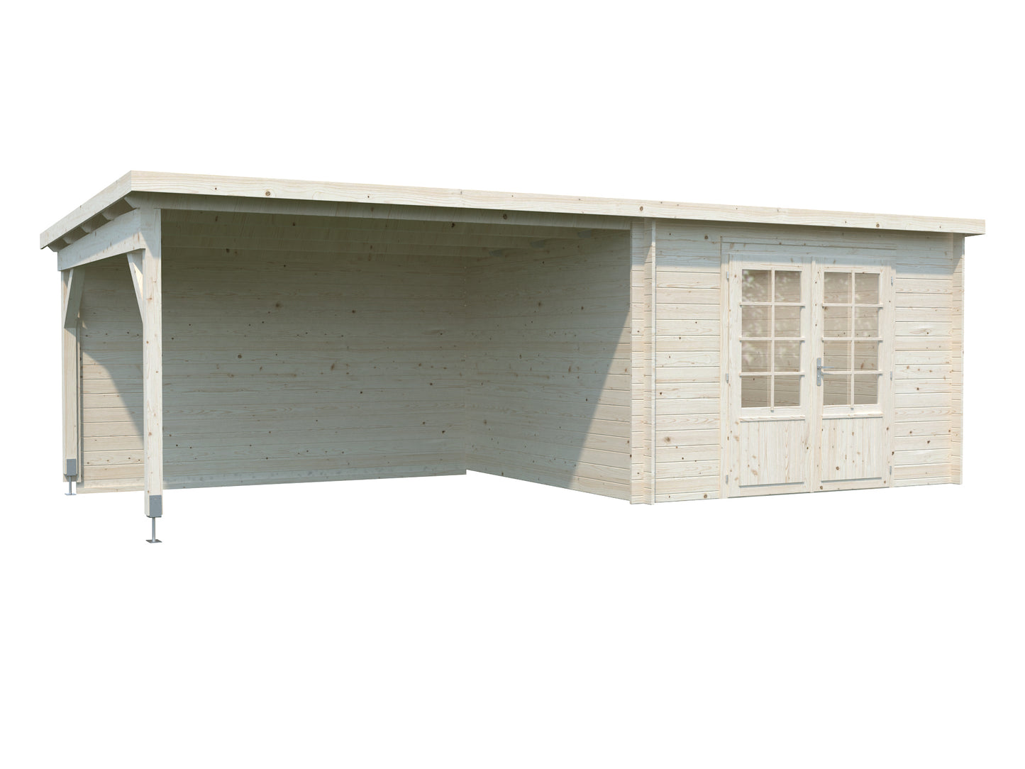 Palmako Ella 8,7+10,0 m2 - Naturbelassen