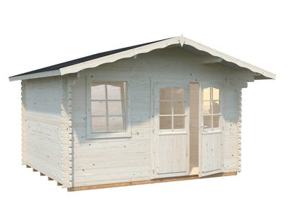 Palmako Emma 10,4 m2 - Lackiert dunkelgrau RAL7012 + anthrazit RAL7016