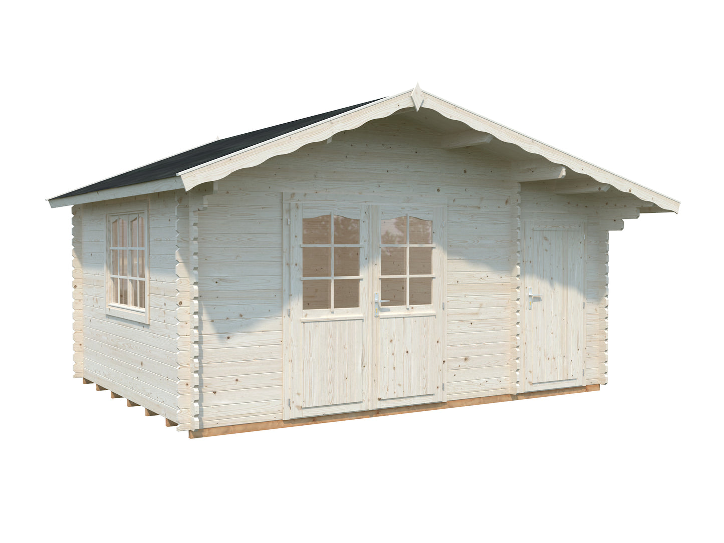 Palmako Emma 14,2 m2 - Hellbraun tauchgrundiert