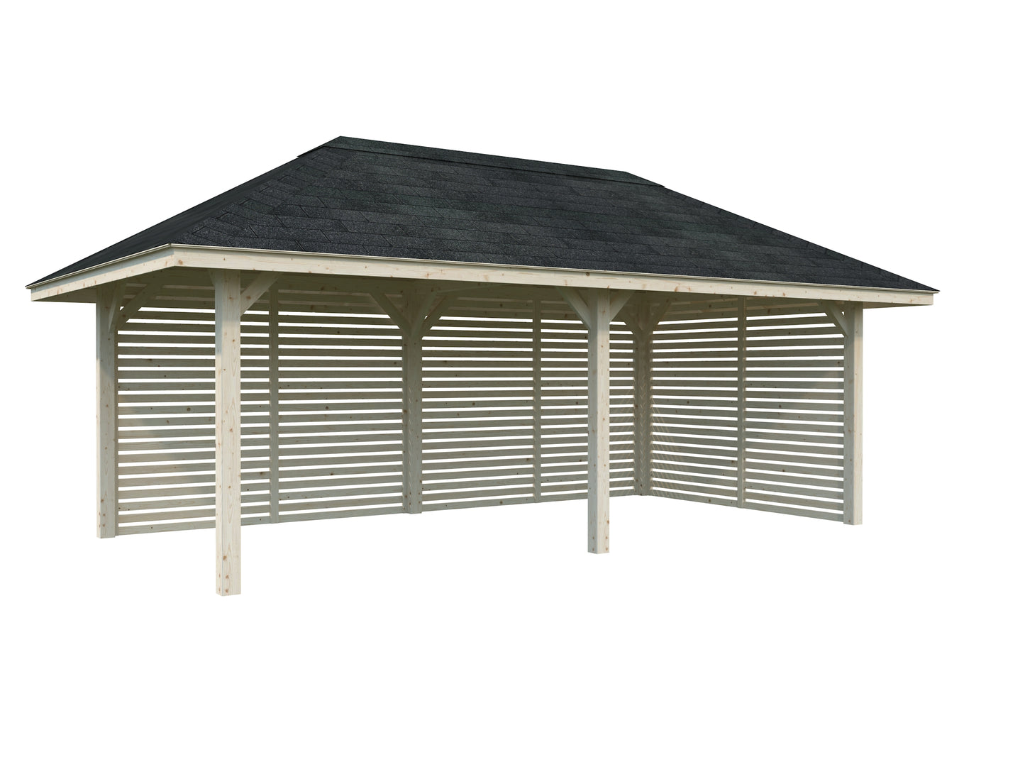 Palmako Bianca 16,6 m2 Set 109 - Naturbelassen