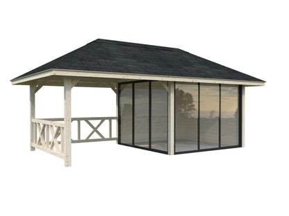 Palmako Bianca 16,6 m2 Set 503 Slide Plus - Transparent tauchgrundiert