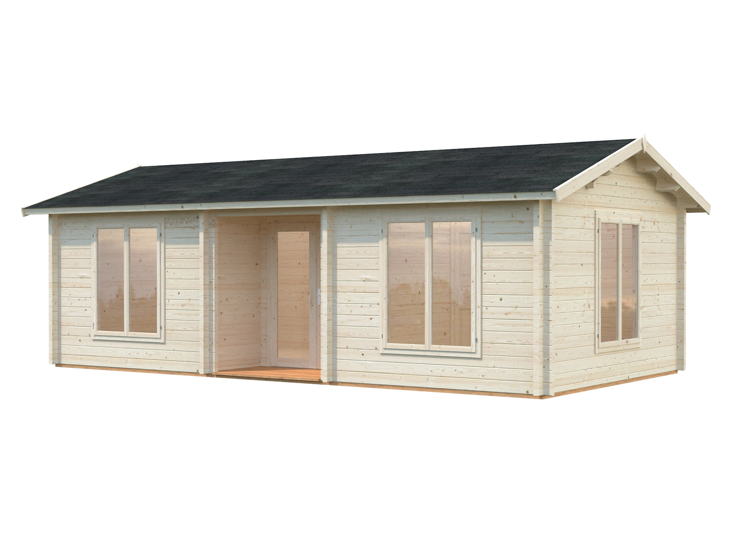 Palmako Anna 26,8+1,9 m2 - Naturbelassen