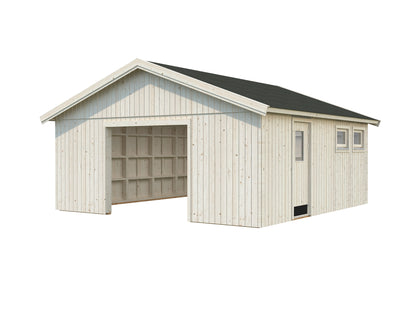Palmako Andre 28,5 m2 ohne Tor - Naturbelassen