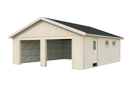Palmako Andre 44,7 m2 ohne Tor - Naturbelassen