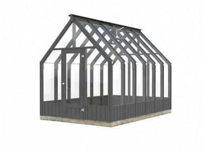 Palmako Emilia 8,2 m2 (RAL7012) - Lackiert dunkelgrau RAL7012