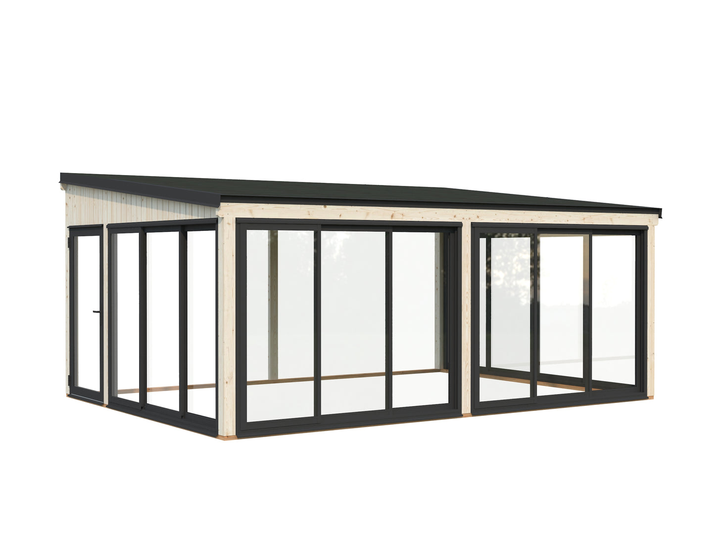 Palmako Lumi 23,3 m2 Slide Plus - Grau tauchgrundiert