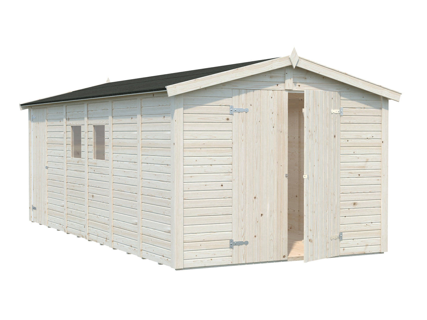 Palmako Dan 14,7 m2 - Grau tauchgrundiert