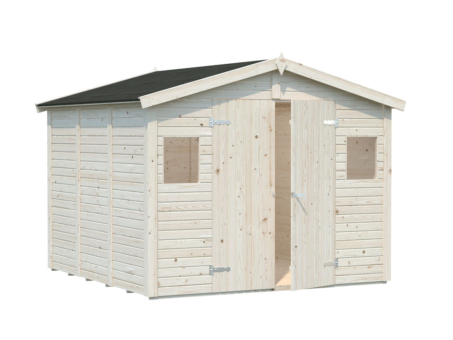 Palmako Dan 7,5 m2 - Lackiert dunkelgrau RAL7012