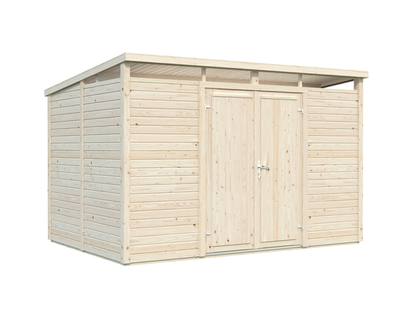 Palmako Elias 7,3 m2 - Lackiert hellgrau RAL7042