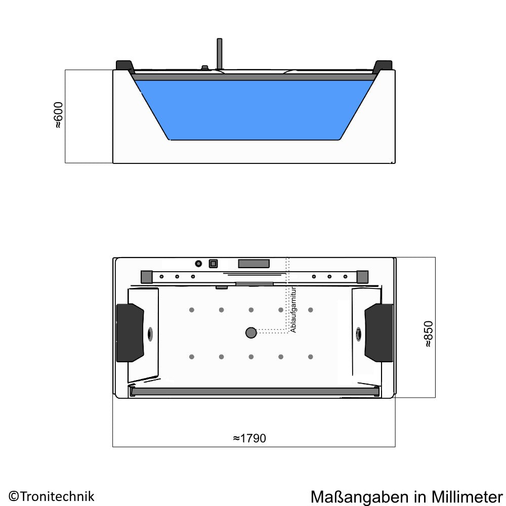Tronitechnik Whirlpool KOS 2 179x85