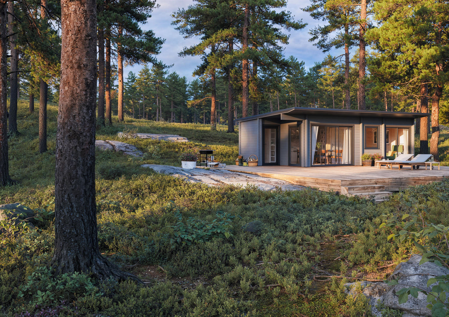 Palmako Cecilia 32,0 m2 - Naturbelassen