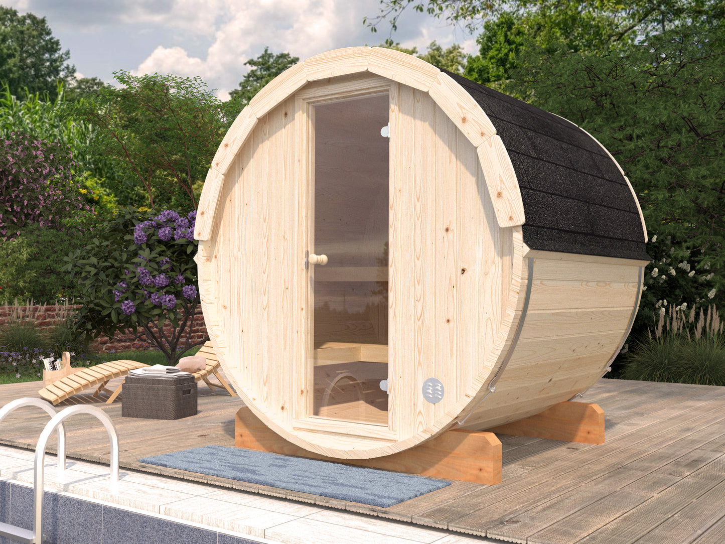 Palmako Anita 0,9 m2 - Naturbelassen