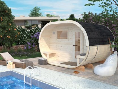 Palmako Anette 3,0+1,5 m2 - Naturbelassen