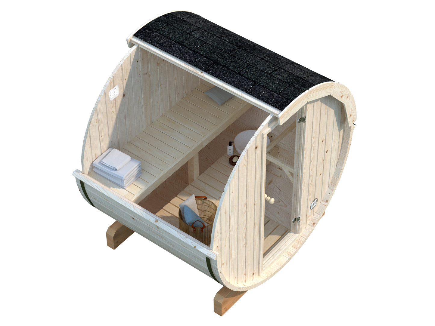 Palmako Anita 0,9 m2 - Naturbelassen