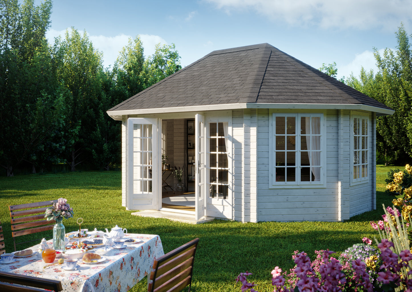 Palmako Hanna 20,3 m2 - Naturbelassen