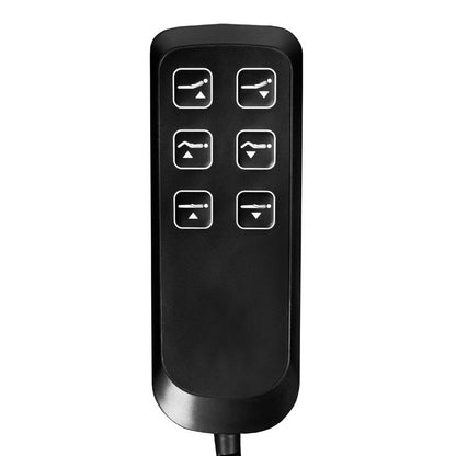 ActiveShop Elektrischer Kosmetikstuhl Lux schwarz