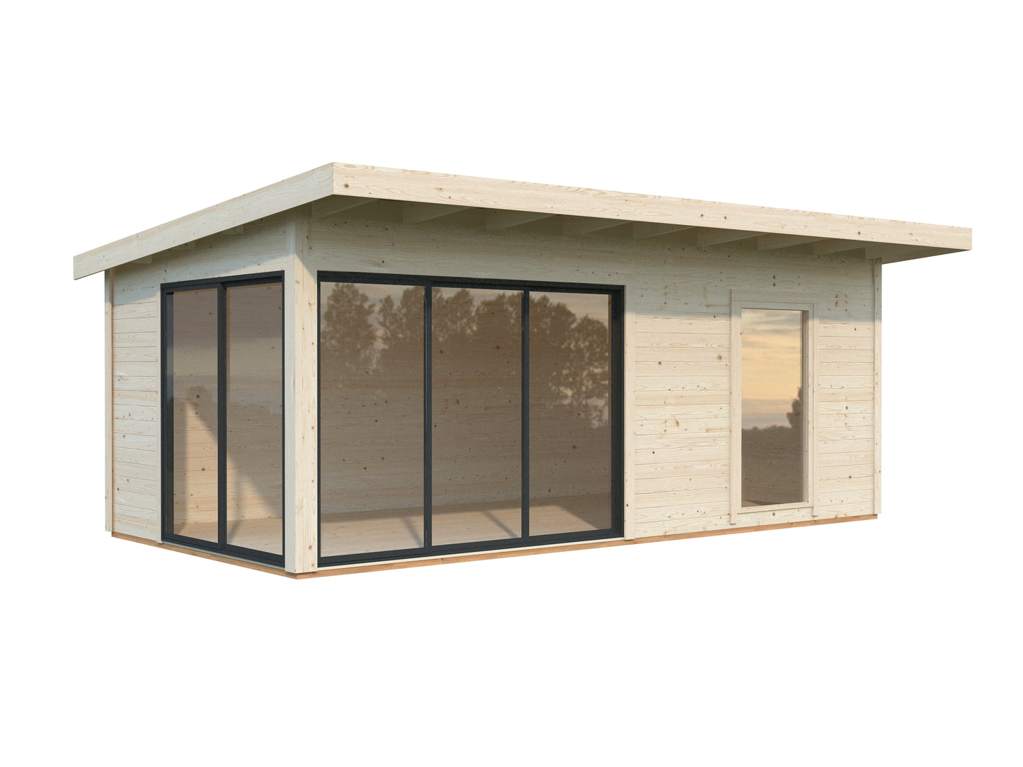 Palmako Andrea 17,1 m2 Slide - Naturbelassen