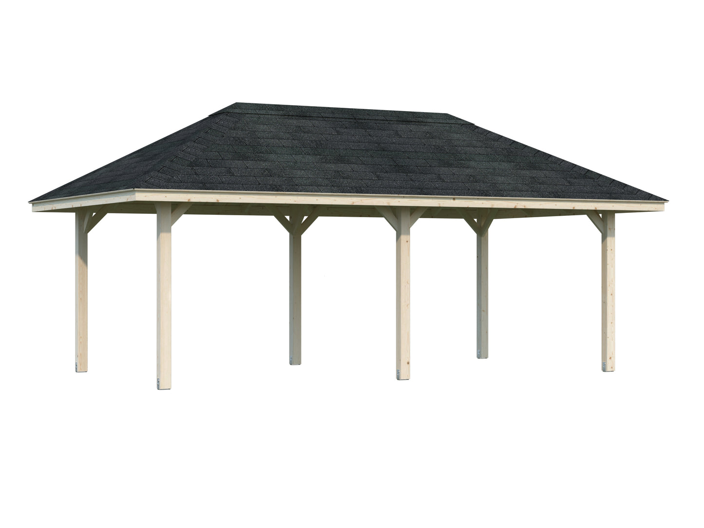 Palmako Bianca 16,6 m2 - Naturbelassen