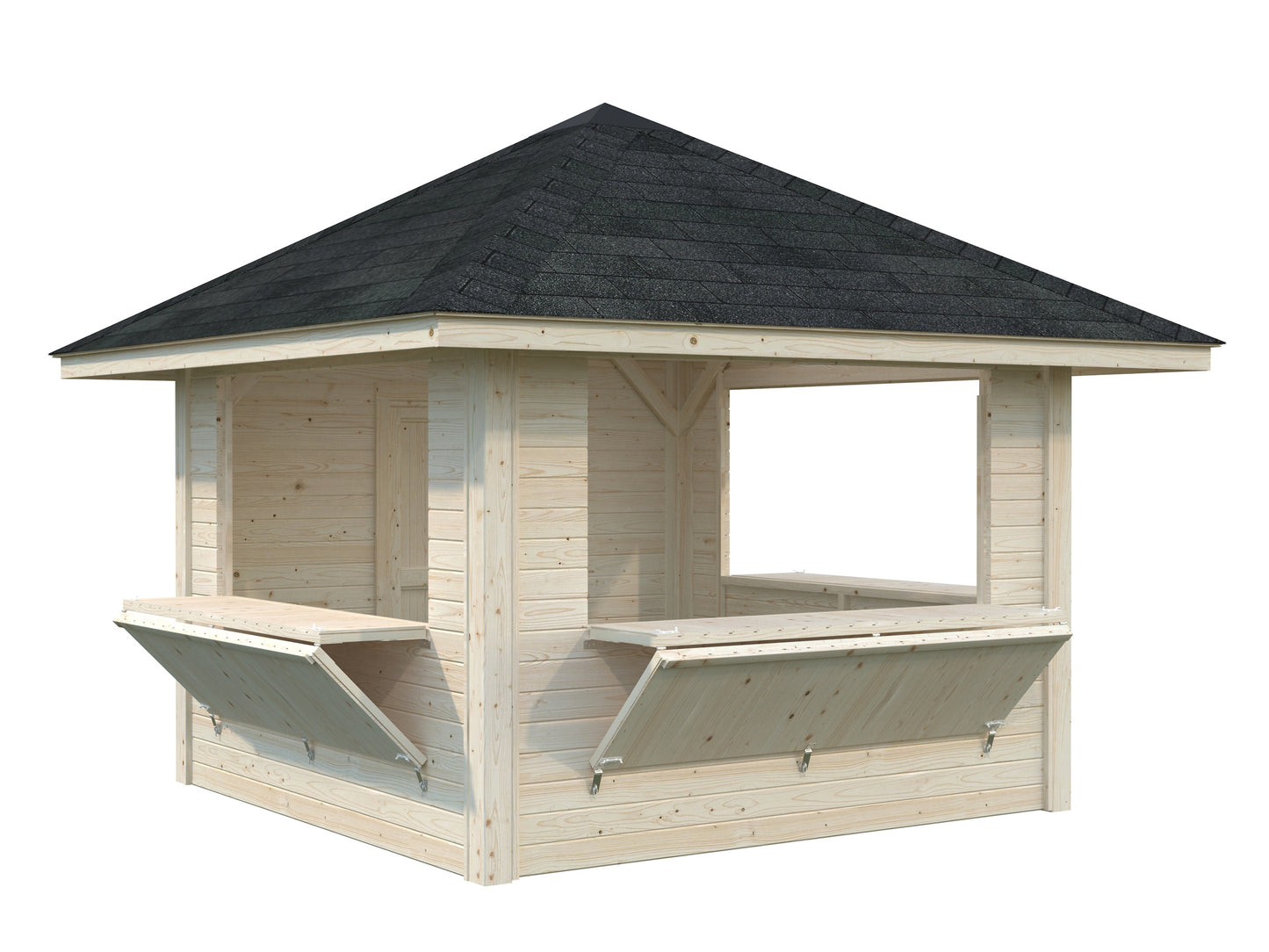 Palmako Bianca 8,3 m2 Set 106 - Lackiert weiß RAL9016