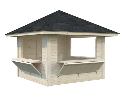 Palmako Bianca 8,3 m2 Set 106 - Lackiert weiß RAL9016