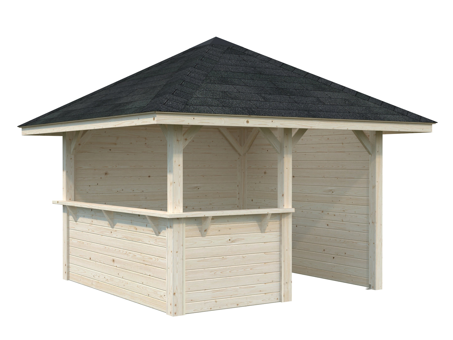 Palmako Bianca 8,3 m2 Set 103 - Transparent tauchgrundiert