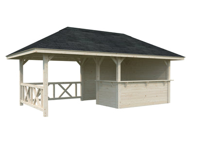 Palmako Bianca 16,6 m2 Set 110 - Hellbraun tauchgrundiert