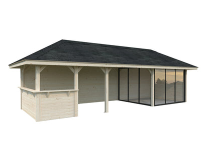 Palmako Bianca 24,9 m2 Set 215 Slide - Transparent tauchgrundiert