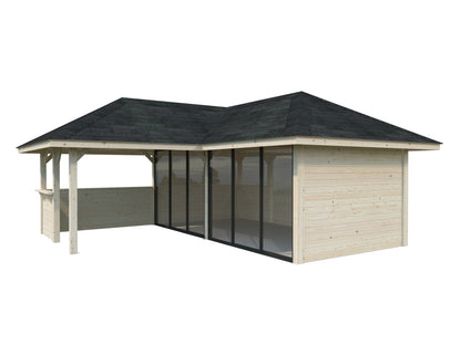 Palmako Bianca 24,9 m2 Set 222 Slide - Transparent tauchgrundiert