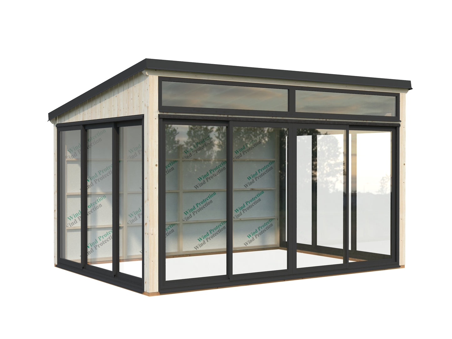 Palmako Saga 11,6 m2 Slide - Naturbelassen