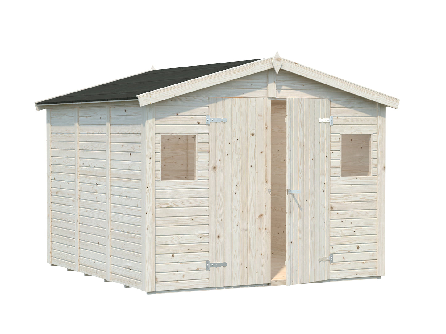 Palmako Dan 7,5 m2 - Lackiert dunkelgrau RAL7012
