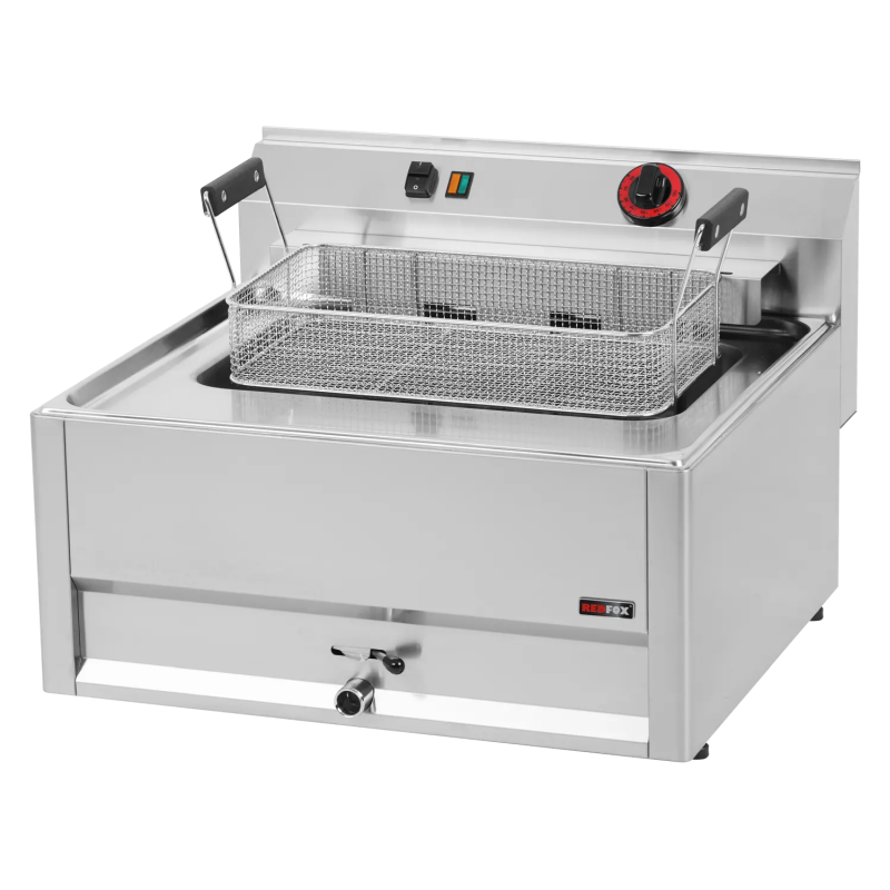 KBS Gastrotechnik Elektro-Fritteuse 1x 16 Liter Becken Ausführung 400 Volt - Tischgerät