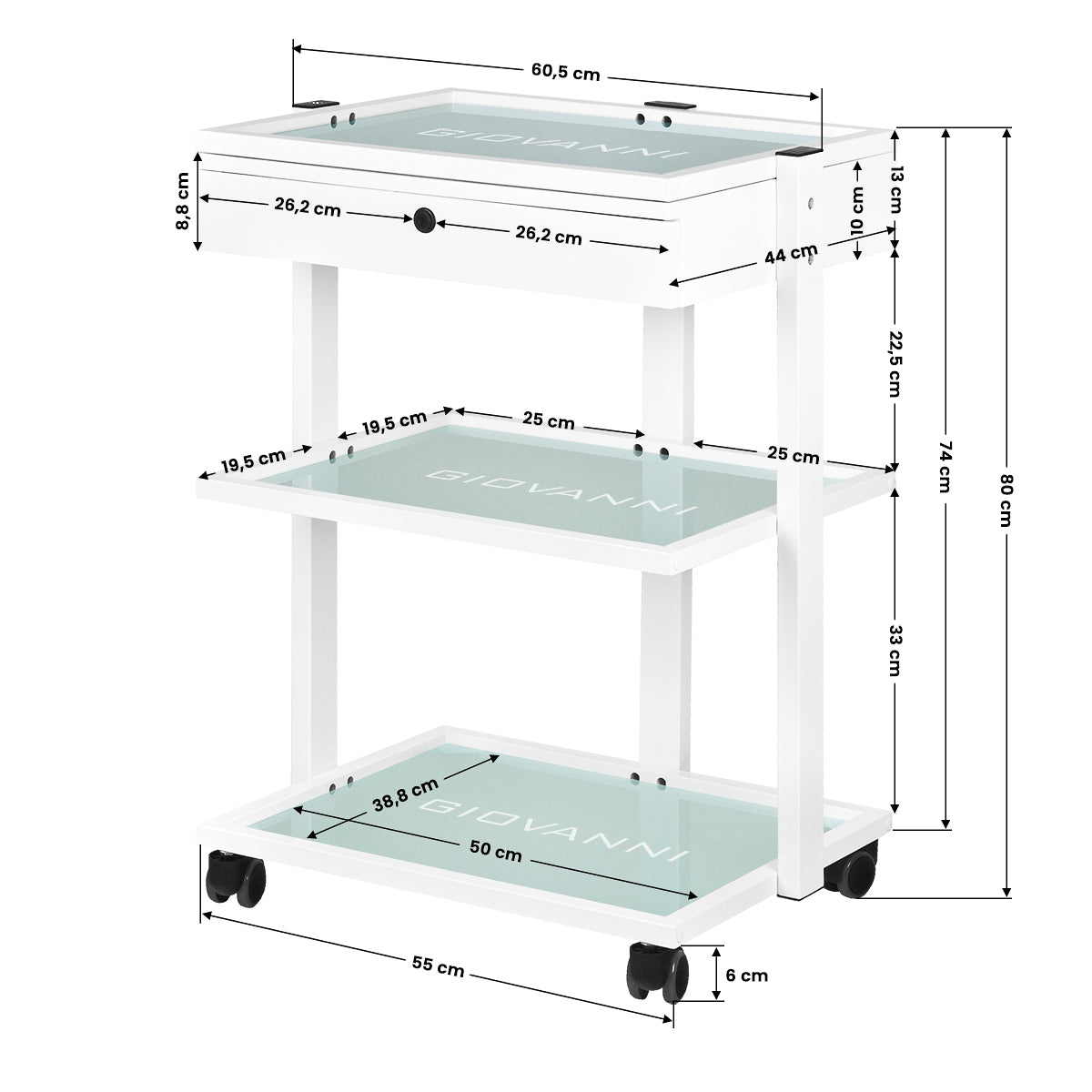 ActiveShop Kosmetiktisch Typ 1040A Giovanni