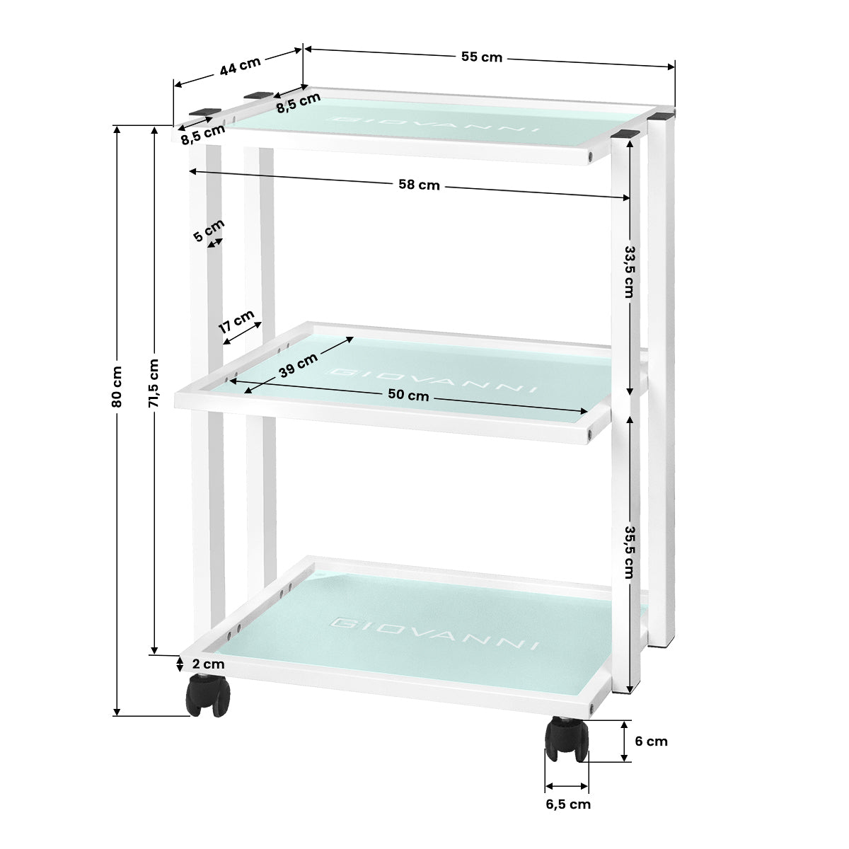 ActiveShop Kosmetiktisch typ 1041 Giovanni