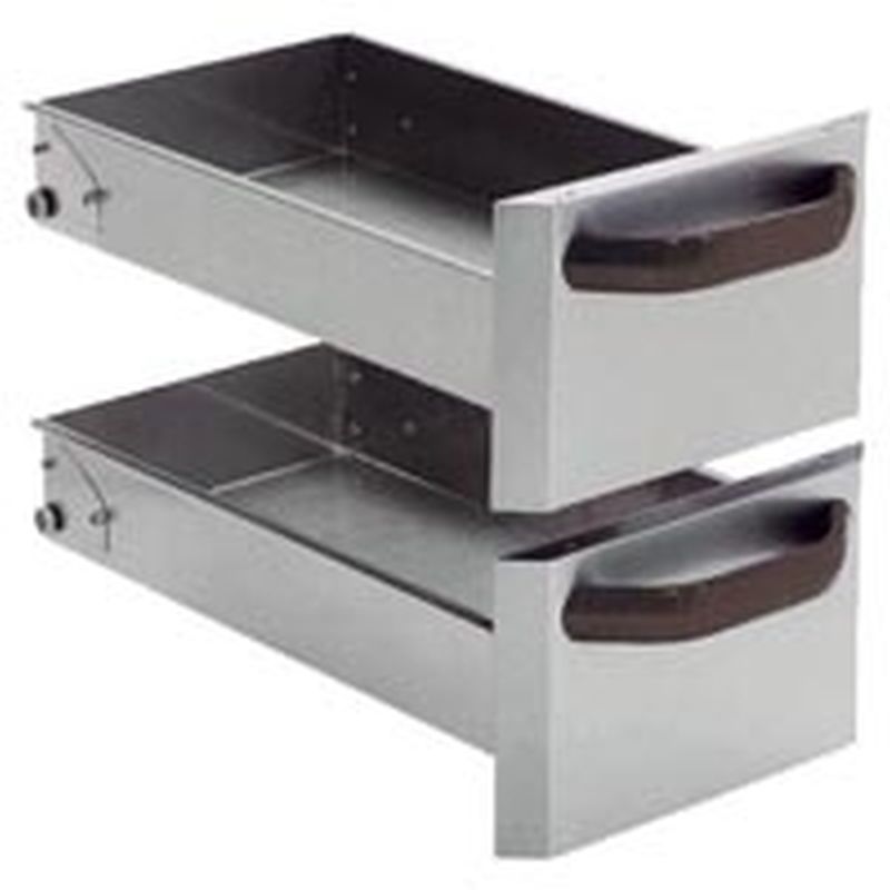 KBS Gastrotechnik Ready 700 Schubladen 2 Stück GN 1/1 35cm breit für Unterschränke