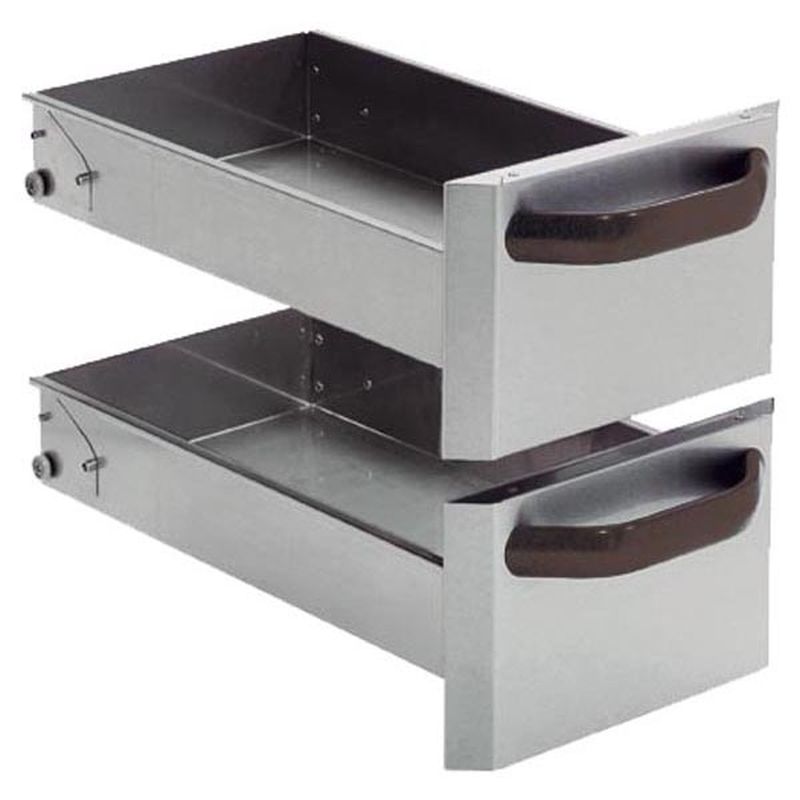 KBS Gastrotechnik Ready 700 Schubladen 2 Stück GN 2/1 70cm breit für Unterschränke
