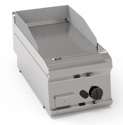 KBS Gastrotechnik Gas-Grillplatte glatt hartverchromt mit 1 Heizzone Tischgerät