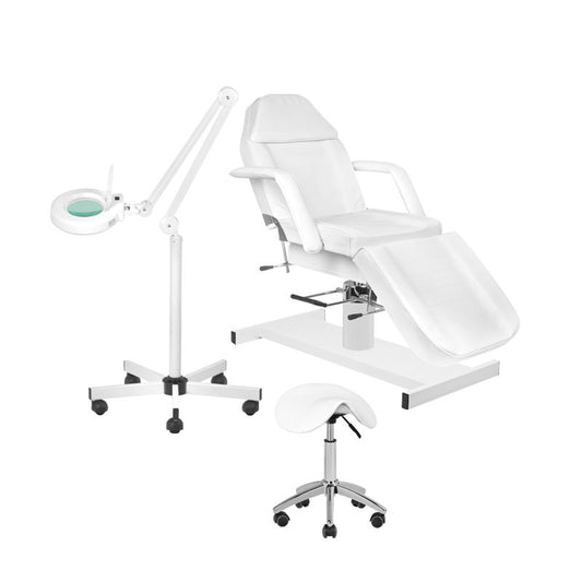 ActiveShop Sessel-Set 210 + LED-Lupe S5 + Hocker 302