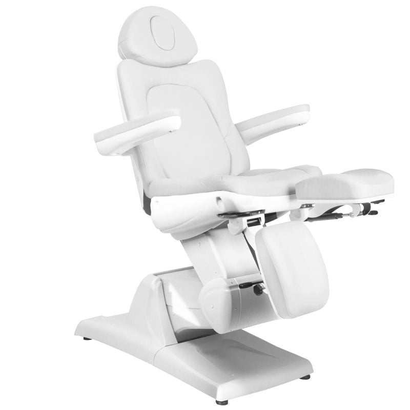 ActiveShop Elektrischer Kosmetikstuhl Azzurro 870S Pedi 3 Motoren weiß