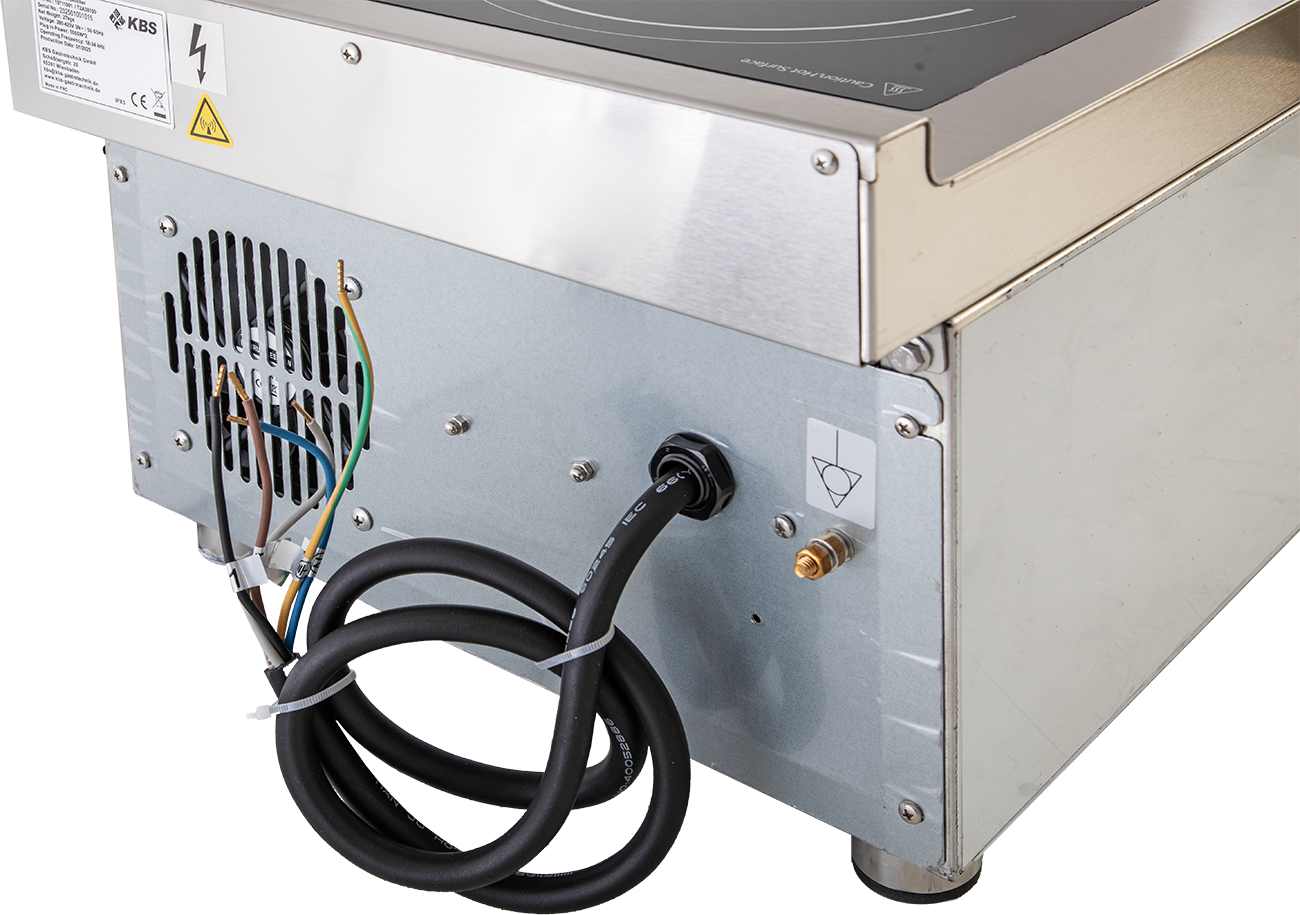 KBS Gastrotechnik Induktion-Auftischkochfläche 2 Kochzonen 2x 5KW