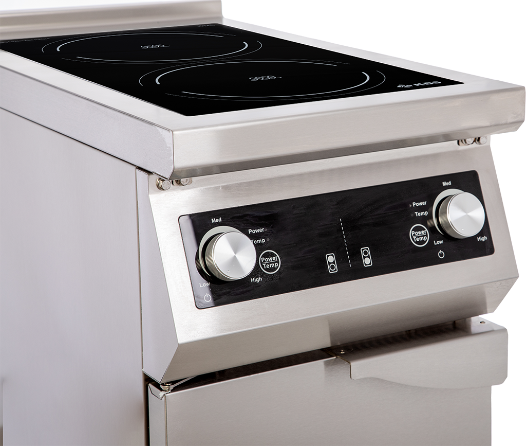 KBS Gastrotechnik Induktionsherd 2 Kochzonen 2x 5KW