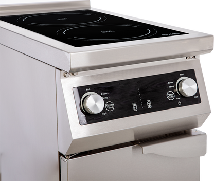 KBS Gastrotechnik Induktionsherd 2 Kochzonen 2x 5KW