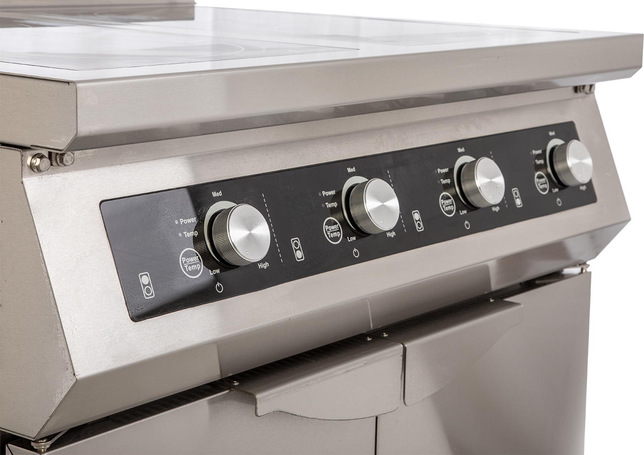 KBS Gastrotechnik Induktionsherd 4 Kochzonen 4x 5KW