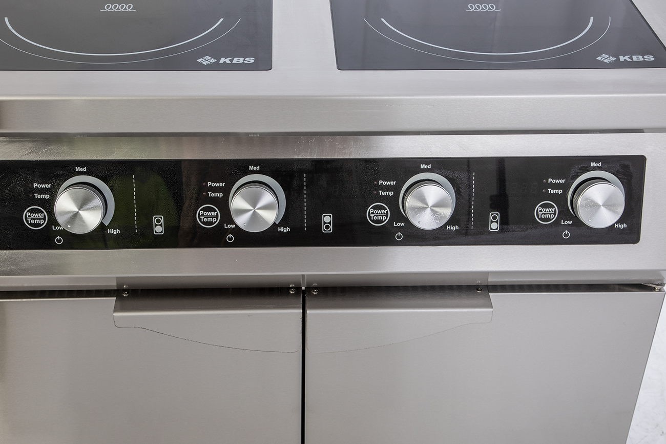 KBS Gastrotechnik Induktionsherd 4 Kochzonen 4x 5KW