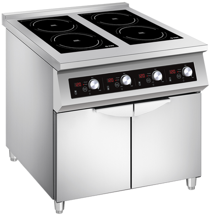 KBS Gastrotechnik Induktionsherd 4 Kochzonen 4x 5KW