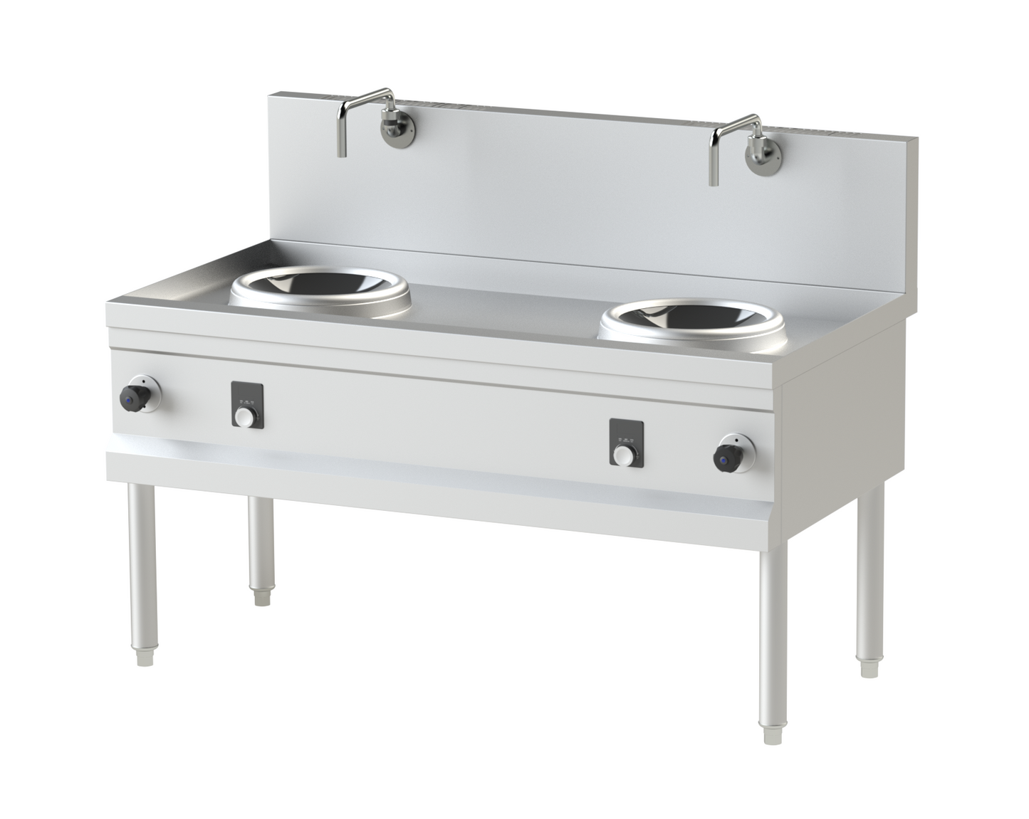 KBS Gastrotechnik Wokherd 2 Brenner Wand-Modell 5kW