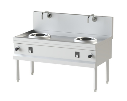 KBS Gastrotechnik Wokherd 2 Brenner Wand-Modell 5kW