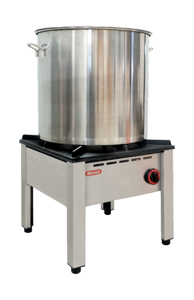 KBS Gastrotechnik Gas Hockerkocher mit 13 kW Hochleistungsbrenner
